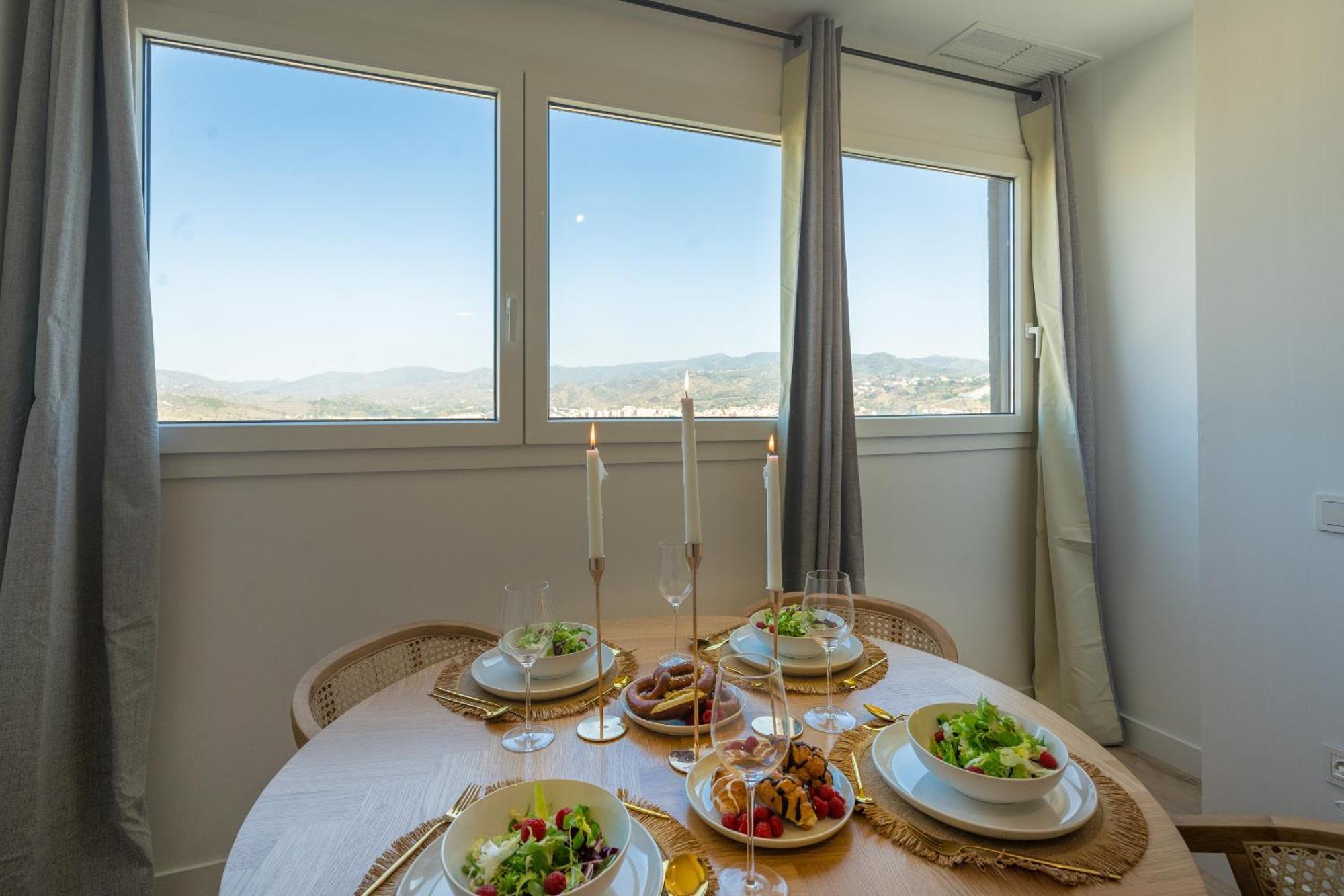 Xpce Urban 3 Malaga Skyline - Parking Free Apartment Bagian luar foto